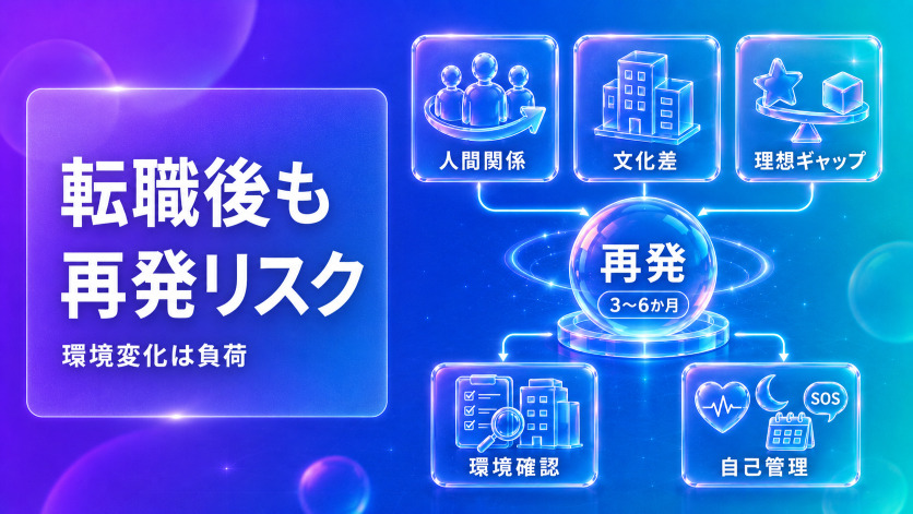 転職しても五月病は再発する——新しい職場でのリスクを知って転職判断に活かす方法