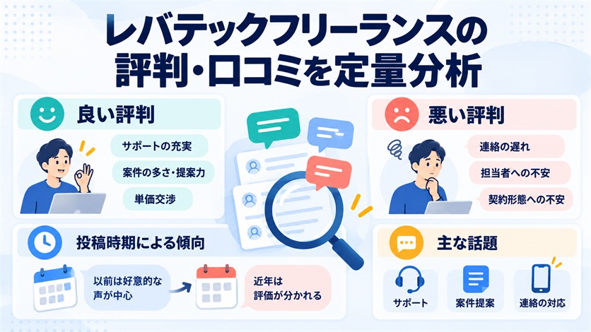 04-レバテックフリーランスの評判・口コミを定量分析【当サイト調べ21件】