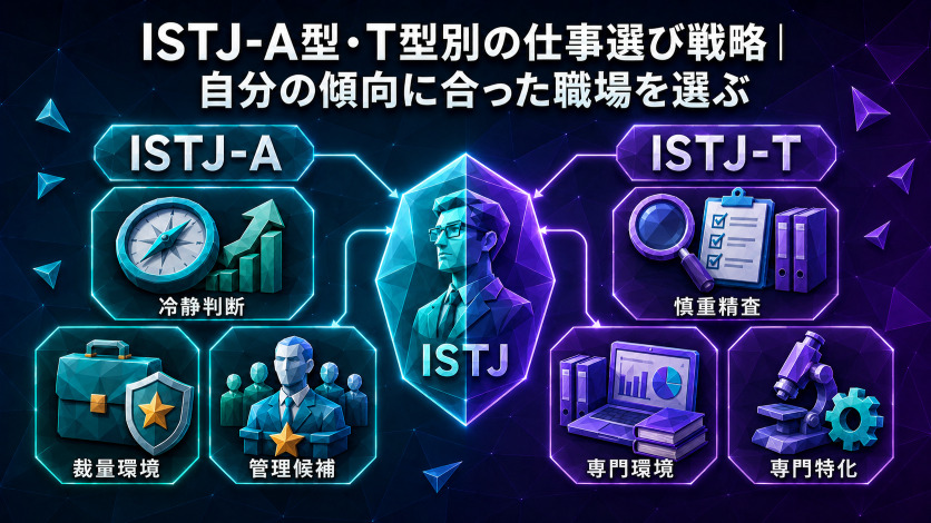 ISTJ-A型・T型別の仕事選び戦略|自分の傾向に合った職場を選ぶ