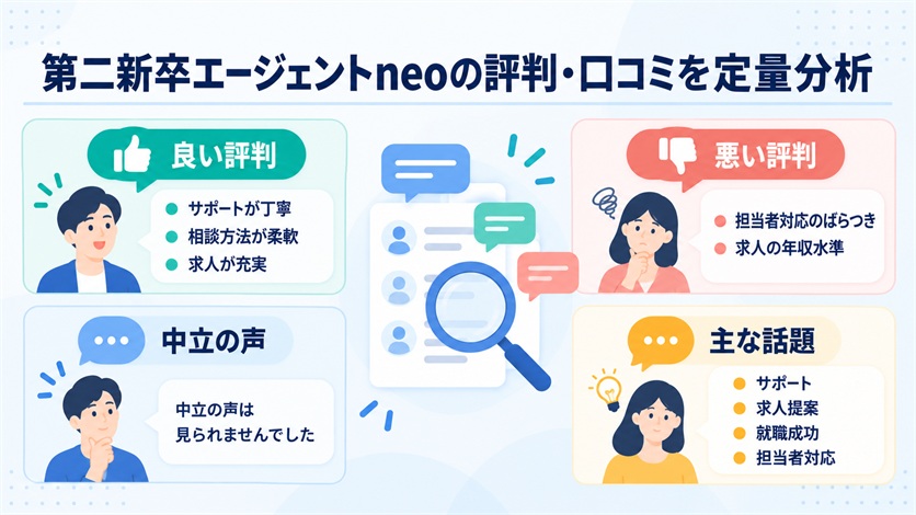 04_第二新卒エージェントneoの評判・口コミを定量分析【当サイト調べ7件】