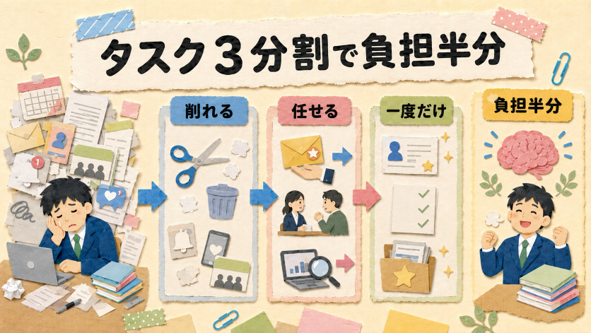 就活のめんどくさすぎる負担を半分にする|タスク振り分け早見表と省エネ手順