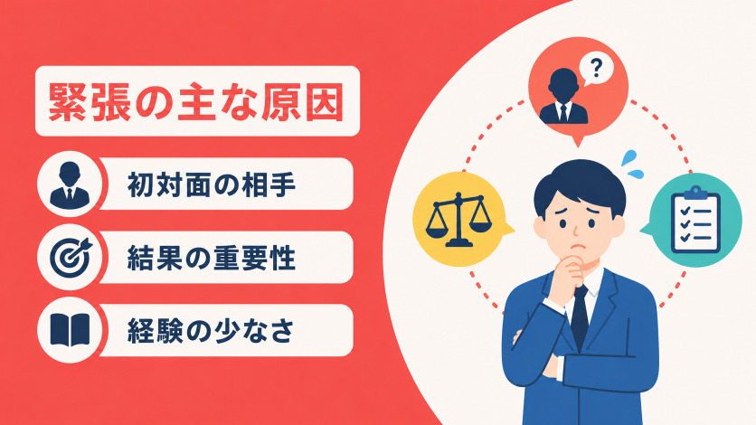 採用面接で緊張するのはなぜ?主な原因を理解する