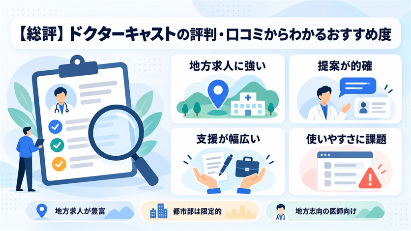 02-【総評】ドクターキャストの評判・口コミからわかるおすすめ度