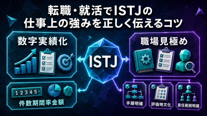 転職・就活でISTJの仕事上の強みを正しく伝えるコツ