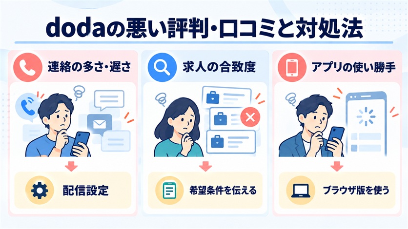 06-dodaの悪い評判・口コミ8件と対処法