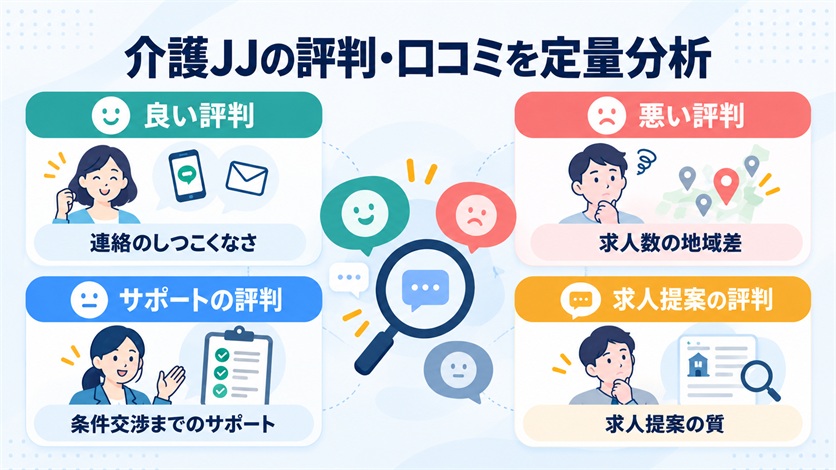 04-介護JJの評判・口コミを定量分析【当サイト調べ10件】