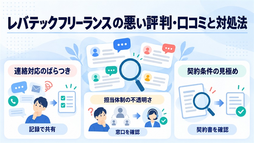 06-レバテックフリーランスの悪い評判・口コミ5件と対処法