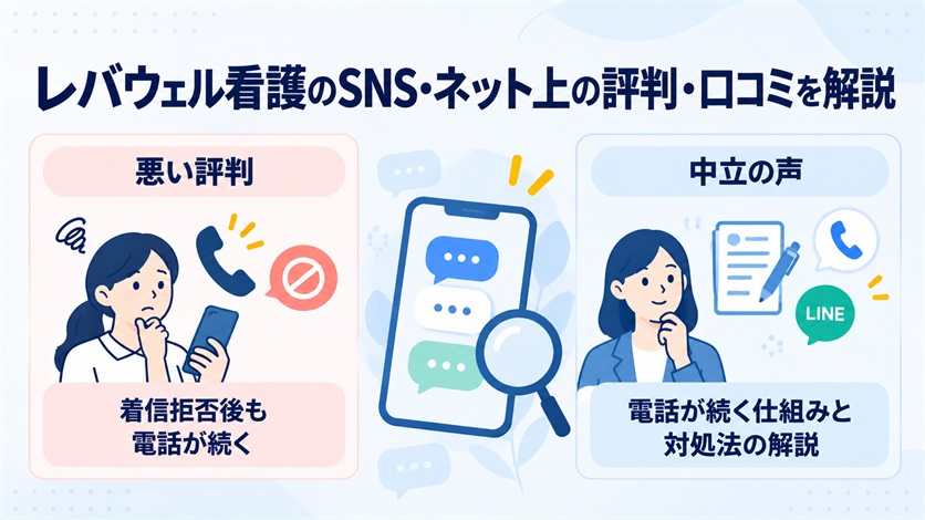 07-レバウェル看護のSNS・ネット上の評判・口コミ2件を解説