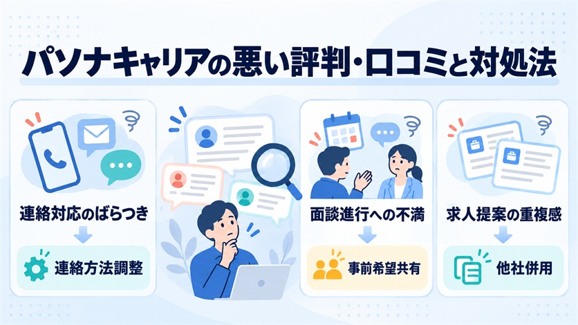 06-パソナキャリアの悪い評判・口コミ10件と対処法