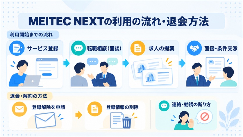 09_MEITEC NEXTの利用の流れ・退会方法