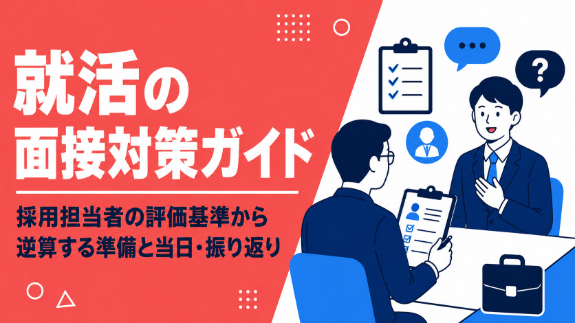 就活の面接対策ガイド｜採用担当者の評価基準から逆算する準備と当日・振り返り