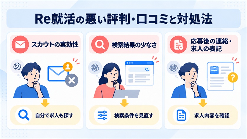 06-Re就活の悪い評判・口コミ5件と対処法