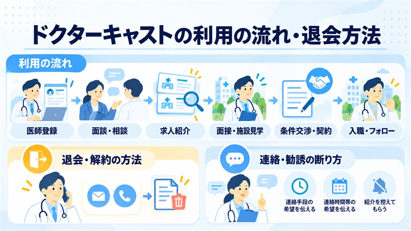 09-ドクターキャストの利用の流れ・退会方法