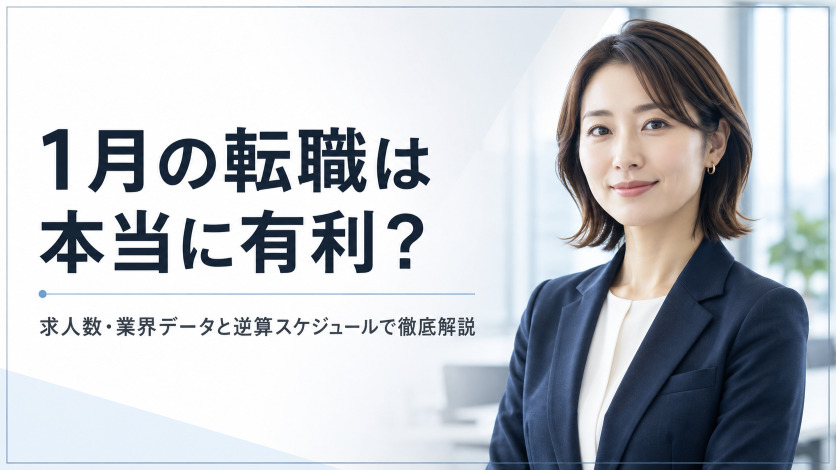 1月の転職は本当に有利?求人数・業界データと逆算スケジュールで徹底解説