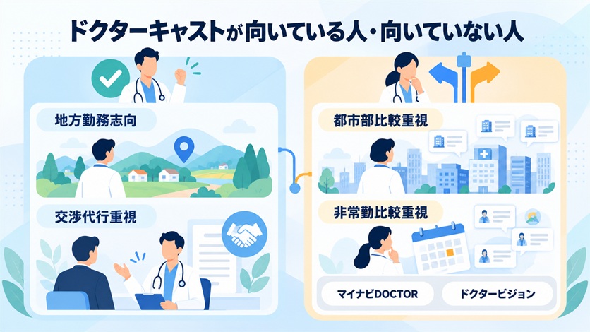 08-ドクターキャストが向いている人・向いていない人
