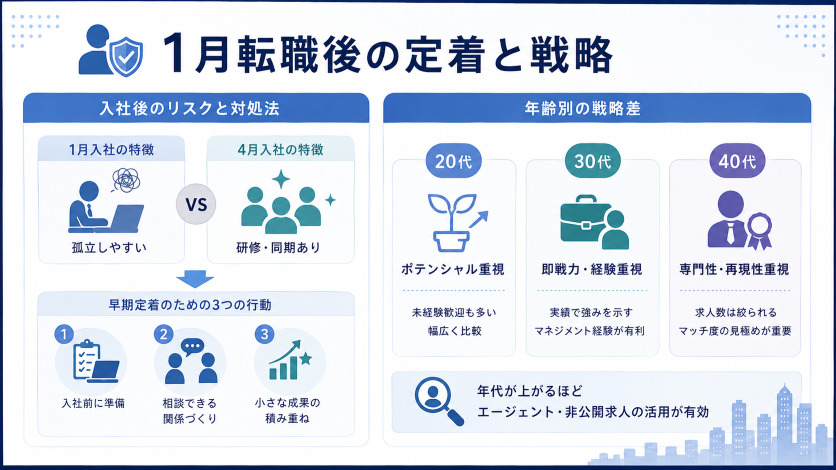 1月転職後の職場定着|入社直後の孤立リスクと対処法