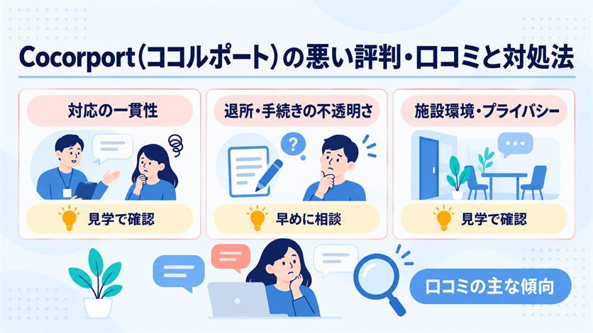 06_Cocorport(ココルポート)の悪い評判・口コミ5件と対処法