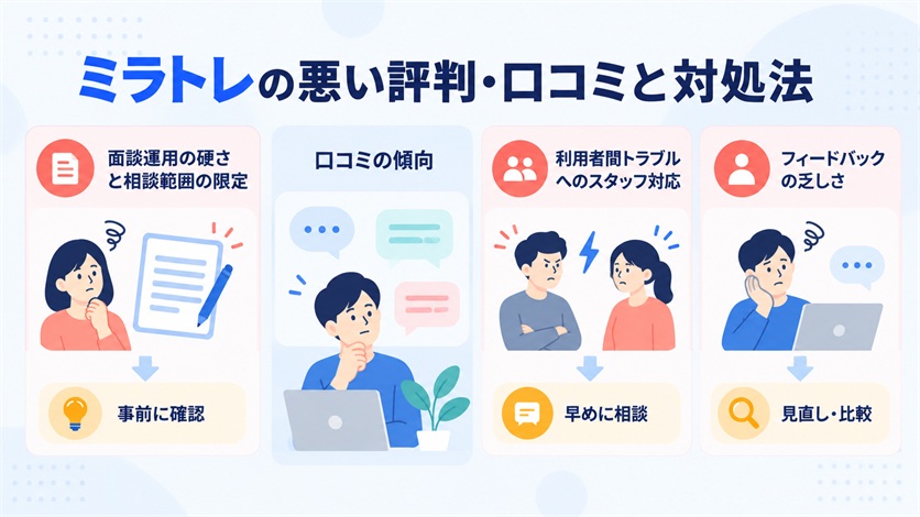 06_ミラトレの悪い評判・口コミ3件と対処法