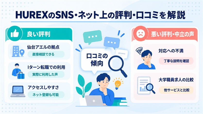 07_HUREX(ヒューレックス)のSNS・ネット上の評判・口コミ5件を解説