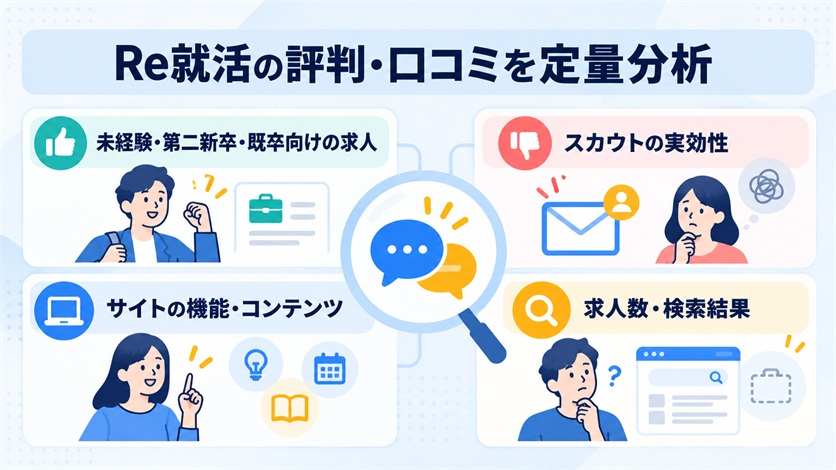 04-Re就活の評判・口コミを定量分析【当サイト調べ18件】