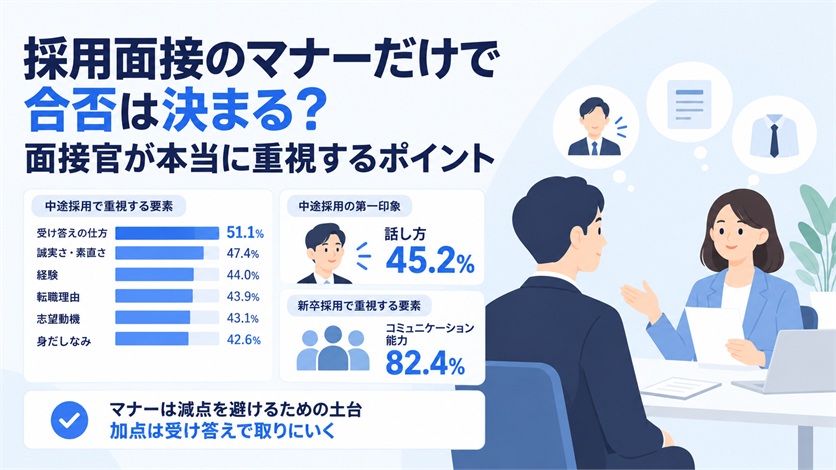 02-採用面接のマナーだけで合否は決まる?面接官が本当に重視するポイント